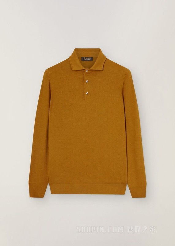 Superlight Dyed Polo 衫 小羊绒