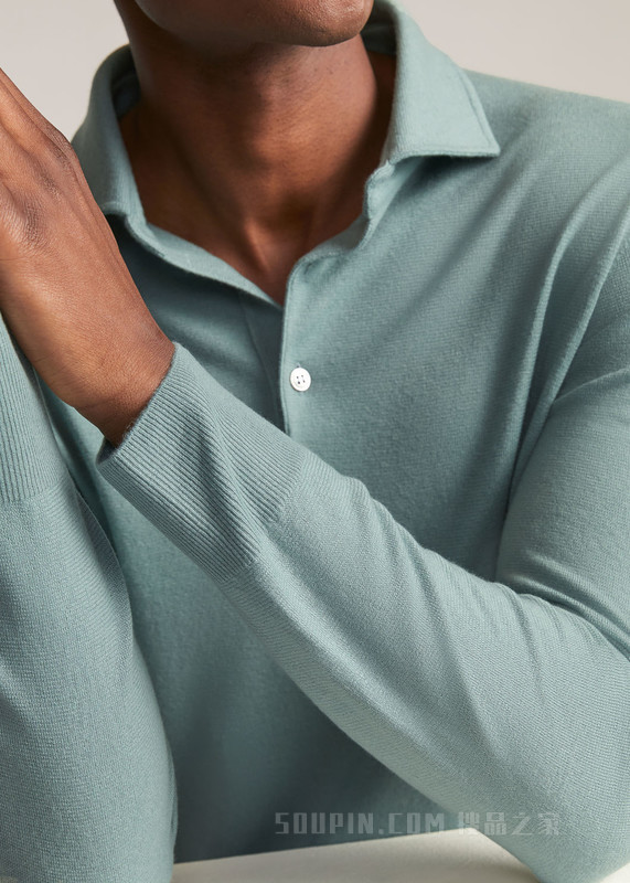 Superlight Dyed Polo 衫 小羊绒