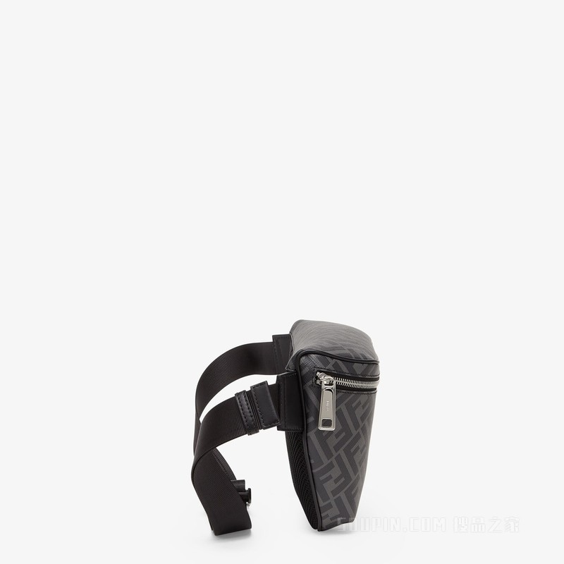 腰包 灰色布料腰包