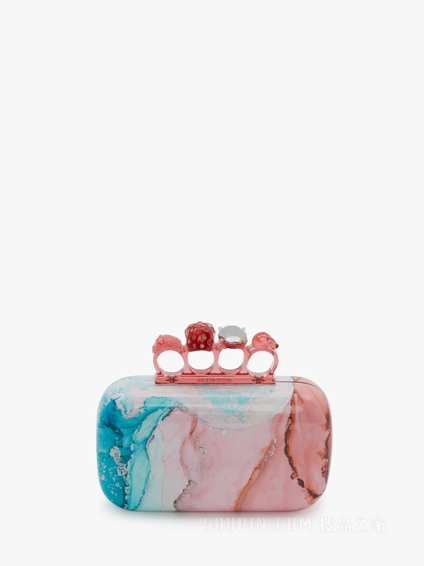 Skull四指环手拿包