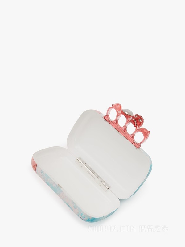 Skull四指环手拿包