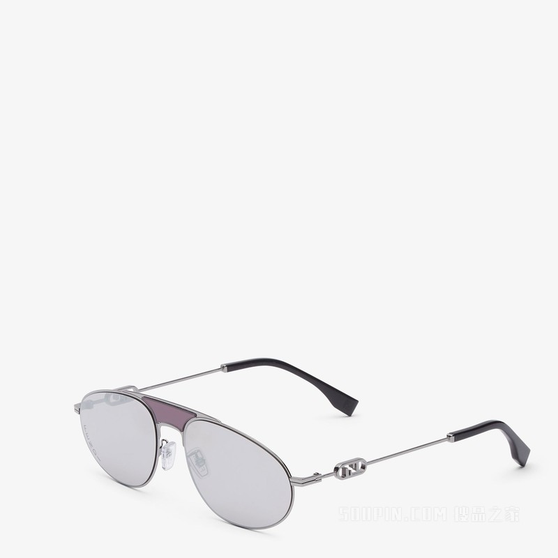 Fendi O’Lock 灰色太阳镜
