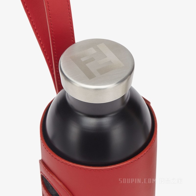 瓶套 带红色皮革套水壶