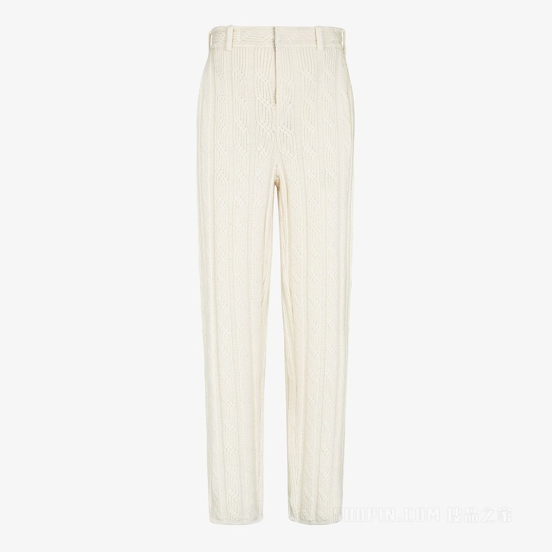长裤 白色羊毛裤