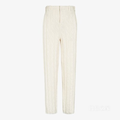 长裤 白色羊毛裤