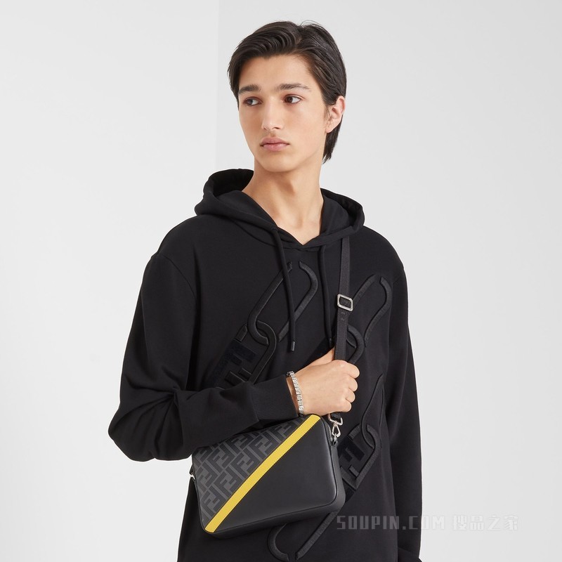 运动衫 黑色平纹布运动衫