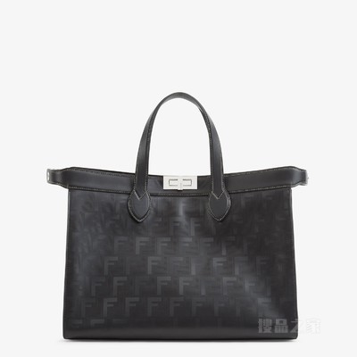 FENDI/芬迪】Peekaboo ISeeU Forty8手袋米色皮革手袋