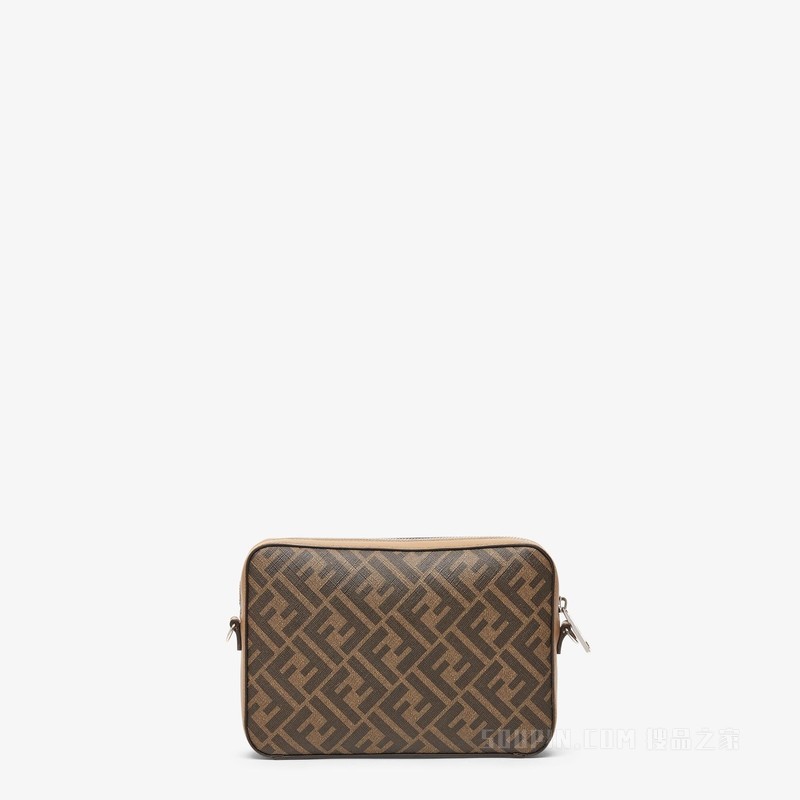 CAMERA CASE 拼色皮革手袋