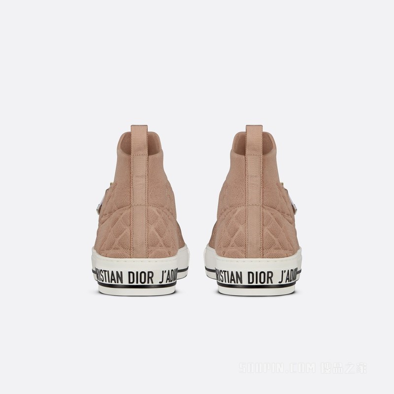 Walk'n'Dior 运动鞋 裸色网面超大藤格纹