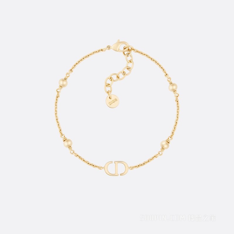 Petit CD 手链 金色饰面金属