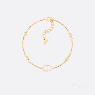 Petit CD 手链 金色饰面金属