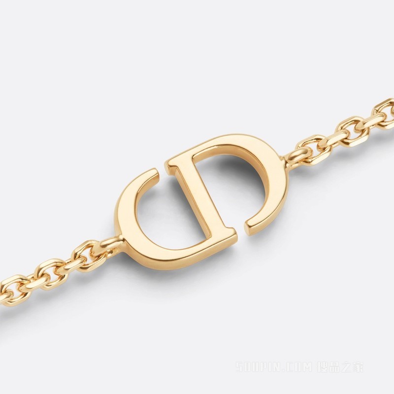 Petit CD 手链 金色饰面金属