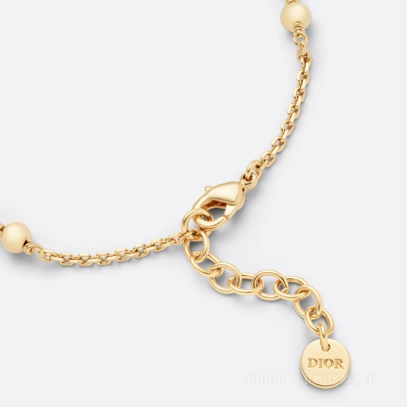 Petit CD 手链 金色饰面金属