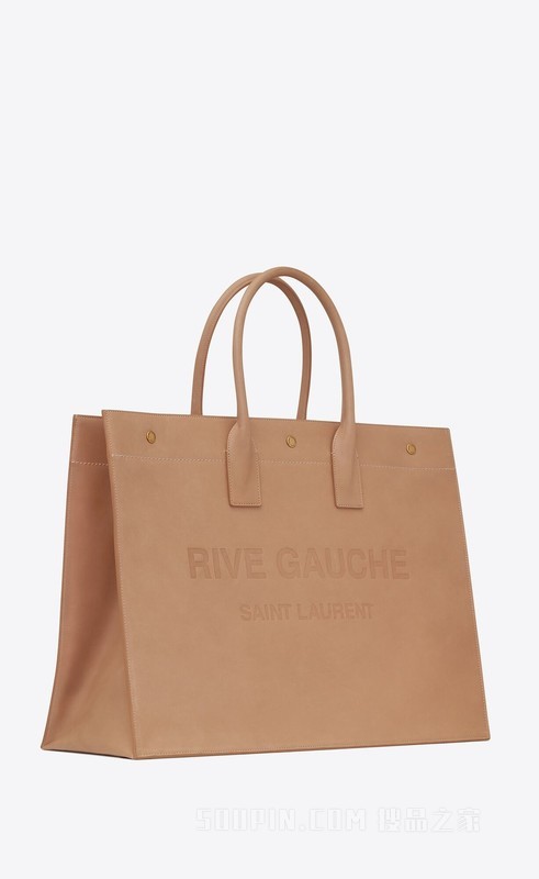 RIVE GAUCHE大号光滑皮革托特包