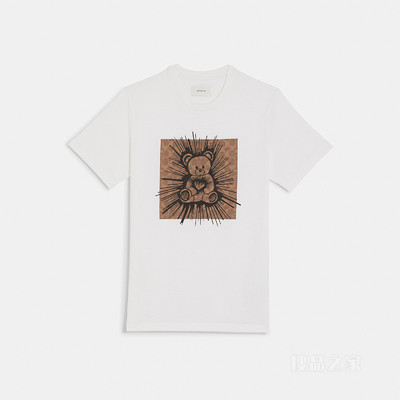 经典标志RAVE BEAR T恤 WT/KH