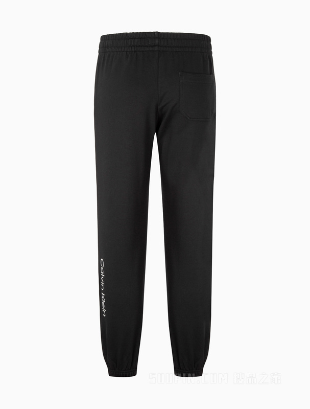 【简约系列】Calvin Klein 22早秋男女情侣中性纯棉束脚休闲裤40WH107