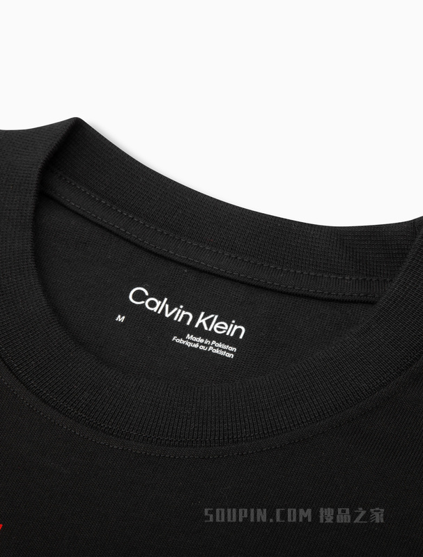 【简约系列】Calvin Klein 22早秋男女情侣中性印花透气短袖T恤40707ST