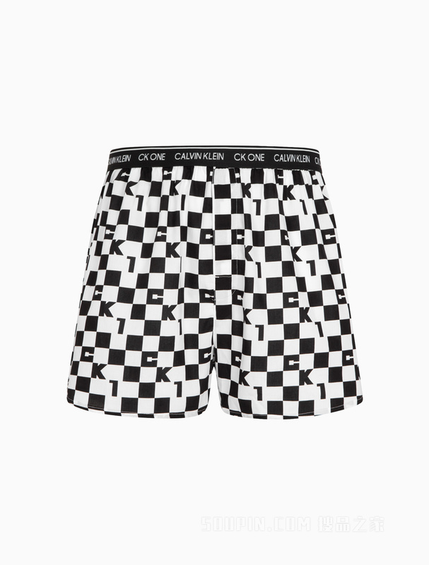 【One有引力带】Calvin Klein 22早秋男全棉透气满印宽松平角内裤NB2998