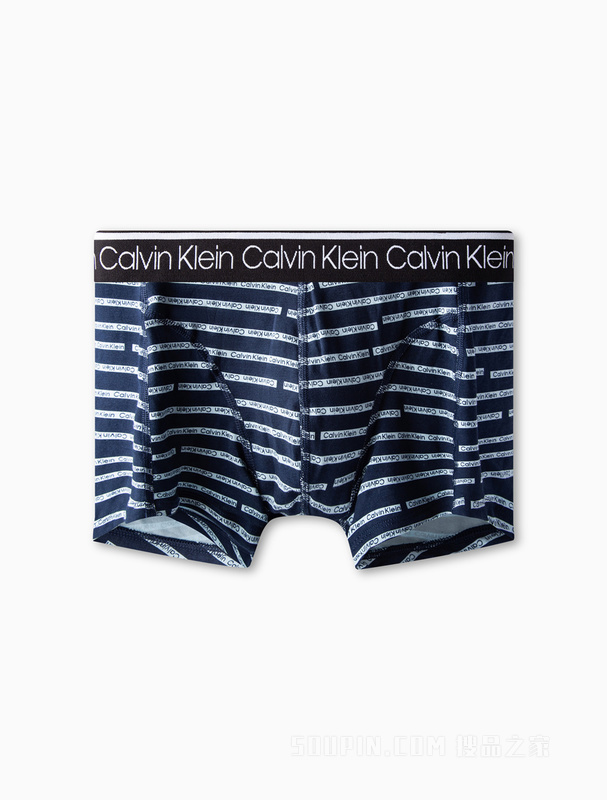Calvin Klein 22早秋男三条装循环LOGO腰边棉质透气贴身平角内裤NP2421O