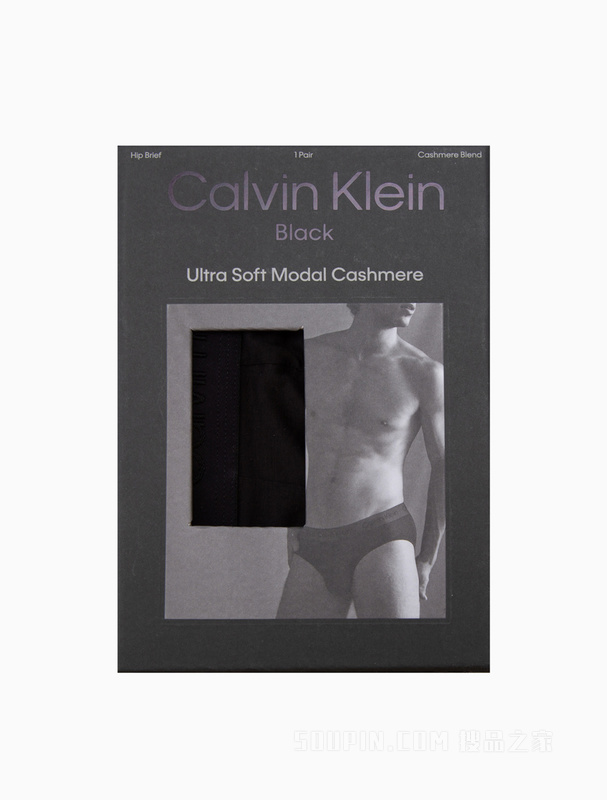 【黑标系列】Calvin Klein 22早秋新款男士轻柔含羊绒透气三角内裤NB3326