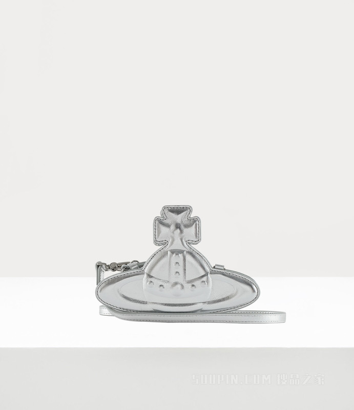 Metallic Injected Orb Nano Orb Crossbody Bag