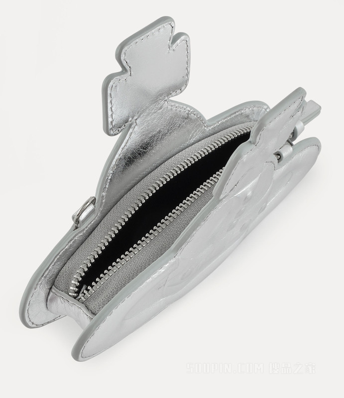 Metallic Injected Orb Nano Orb Crossbody Bag