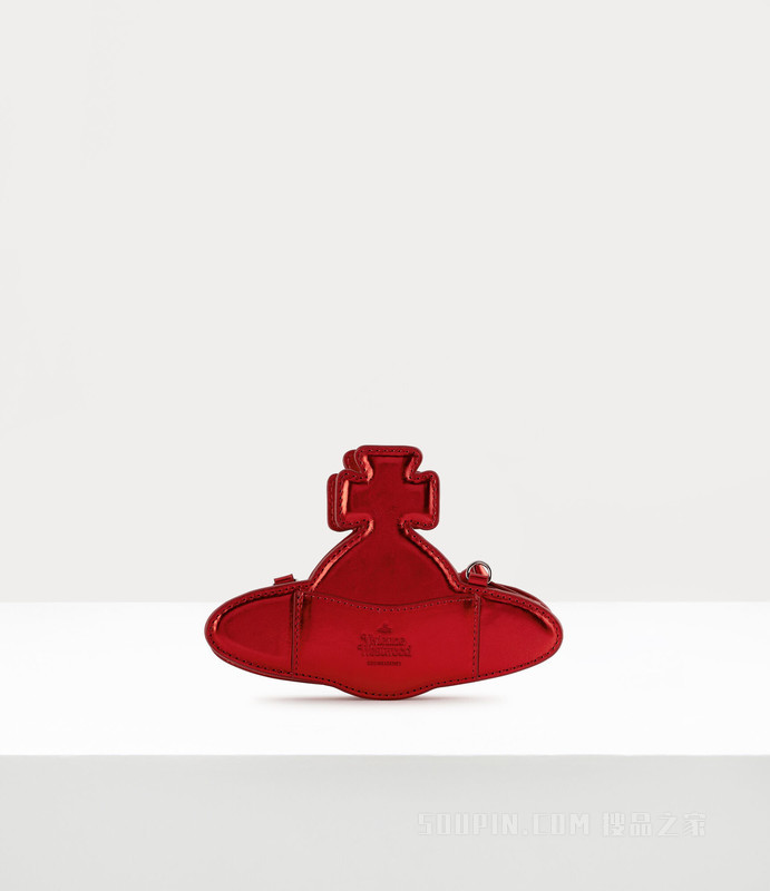 Metallic Injected Orb Nano Orb Crossbody Bag