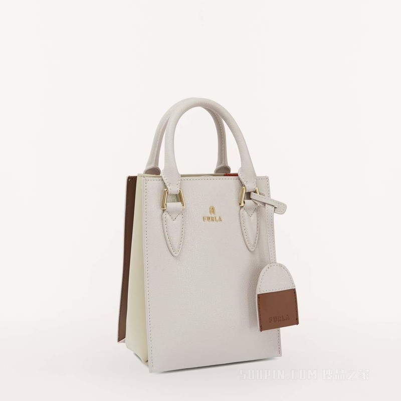 托特包 迷你款 Perla E (White) Furla Magnolia