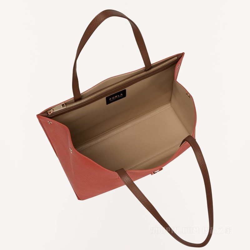 大号大手袋 Cannella (Brown) Furla Sofia