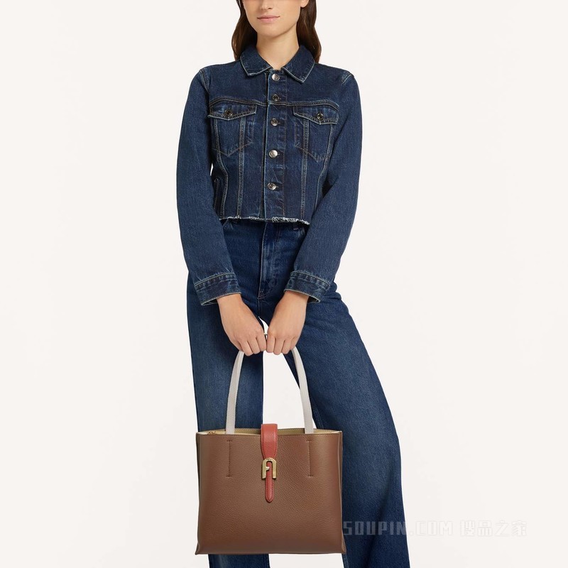 中号大手袋 Praline (Brown) Furla Sofia