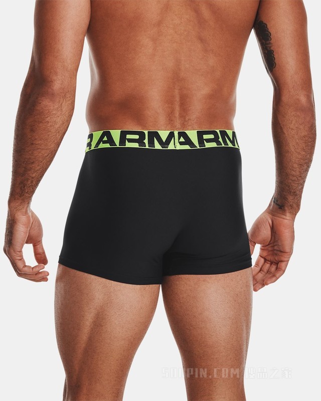 男士UA Tech Boxerjock 3英寸内裤—2条装