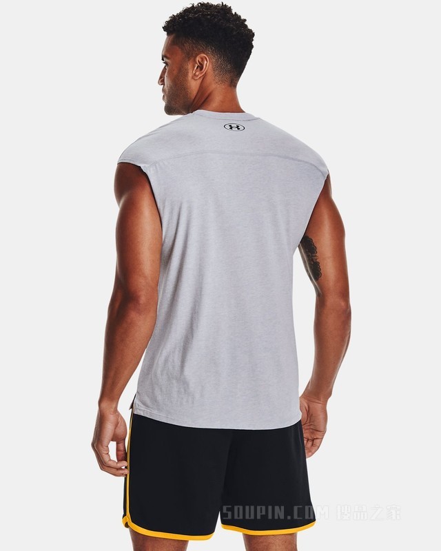 男士Project Rock强森Cutoff 无袖T恤