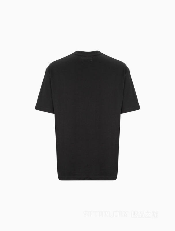 【简约系列】Calvin Klein 22早秋男女情侣中性宽松透气短袖T恤40HM228