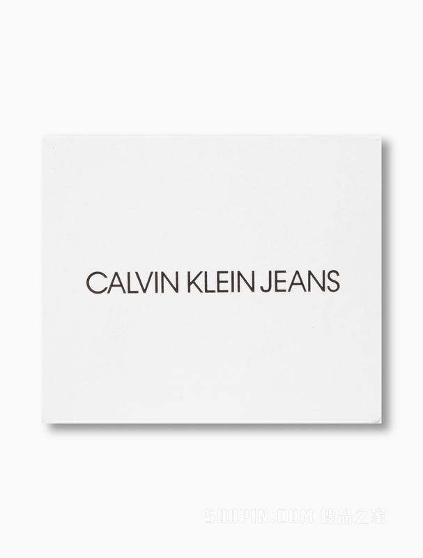 Calvin Klein 男士商务休闲浮雕式LOGO经典短款钱包HP1562