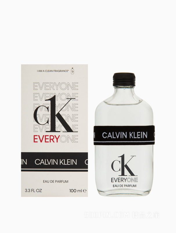 Calvin Klein EVERYONE众我中性香水香氛100ml EDP自然温润持久香调节日礼物