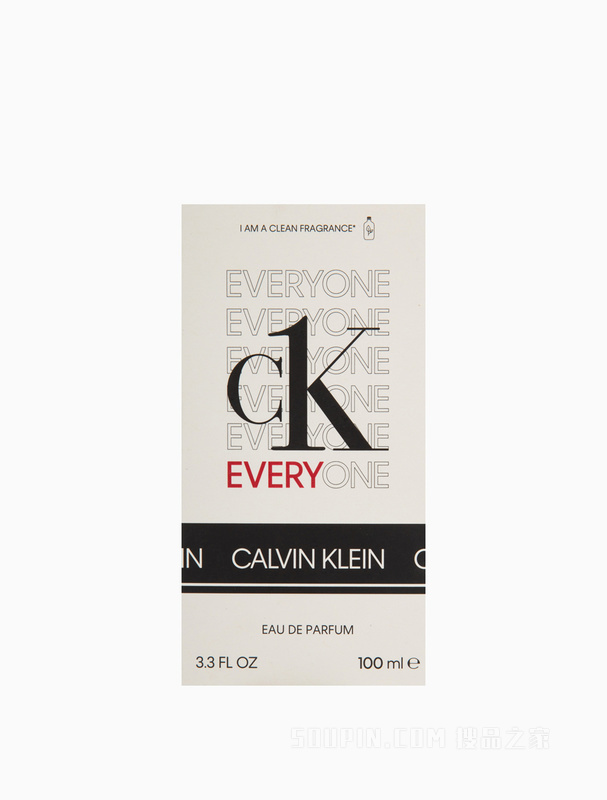 Calvin Klein EVERYONE众我中性香水香氛100ml EDP自然温润持久香调节日礼物
