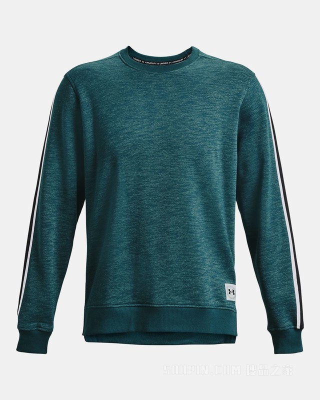男士UA Essential Heritage抓绒圆领运动衣