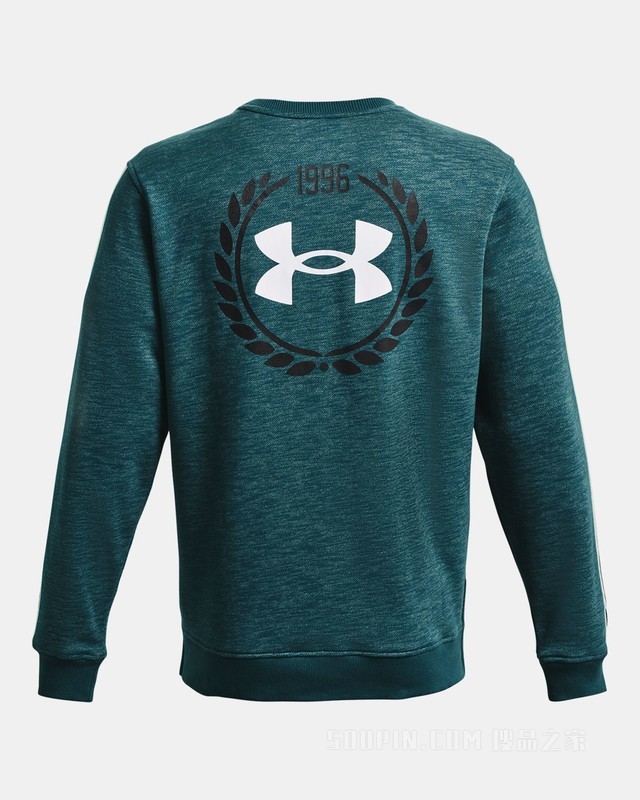 男士UA Essential Heritage抓绒圆领运动衣