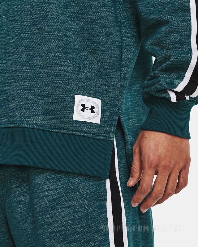 男士UA Essential Heritage抓绒圆领运动衣