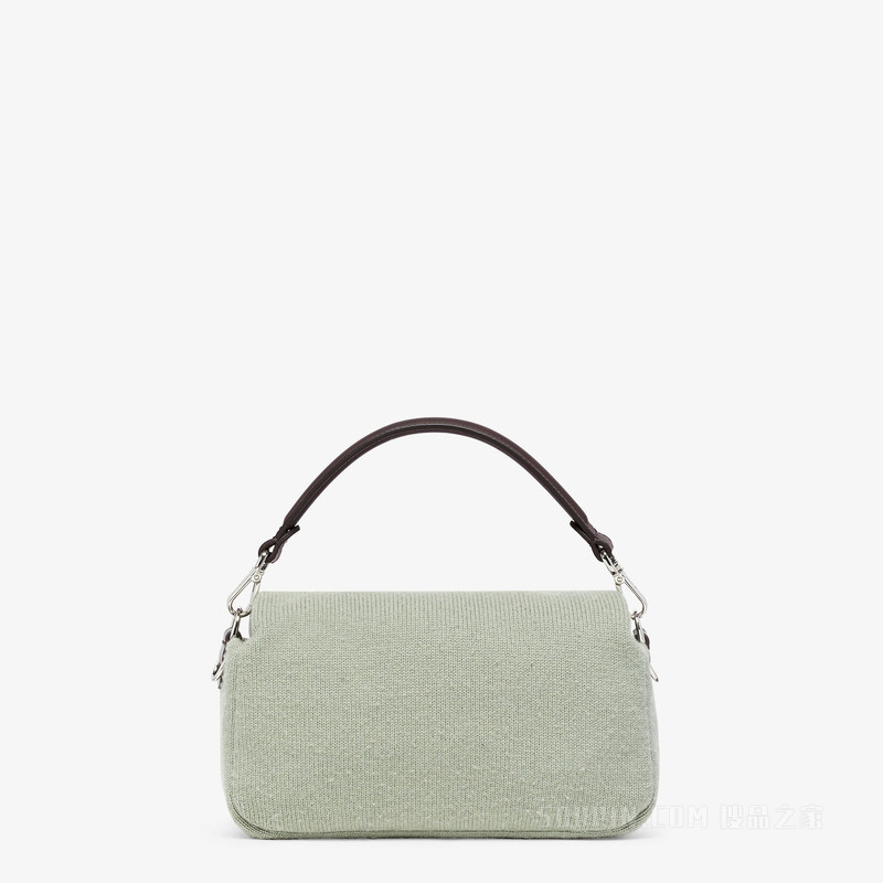 Baguette手袋 薄荷绿羊绒手袋