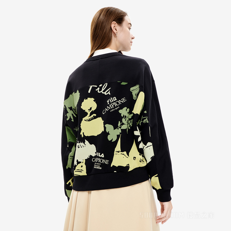 女子时尚休闲套头卫衣