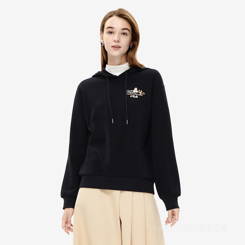 女子时尚休闲连帽卫衣