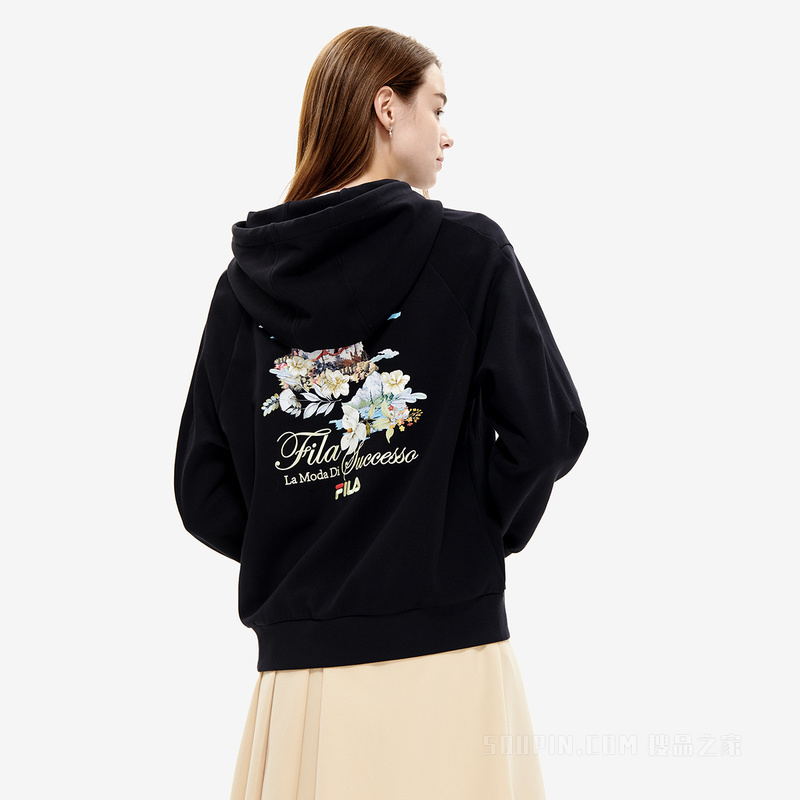 女子时尚休闲连帽卫衣