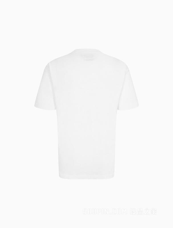 【简约系列】Calvin Klein 22早秋男女情侣中性纯棉宽松短袖T恤40HM229