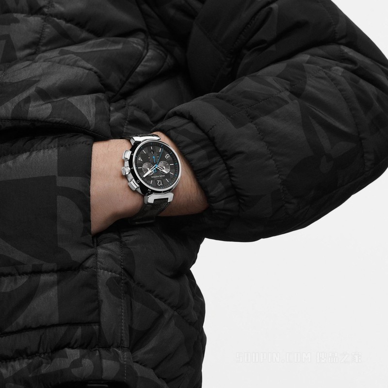 Tambour Damier Graphite Chronograph 44