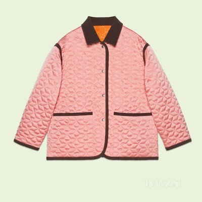 硬缎双面夹克 粉色
