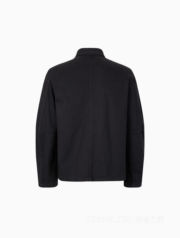 【简约系列】Calvin Klein 22秋冬男女情侣中性棉质翻领夹克40JM500
