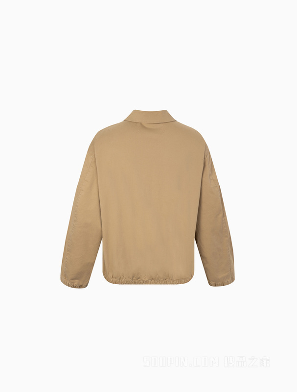 【简约系列】Calvin Klein 22秋冬男女情侣中性工装风翻领夹克40JM513