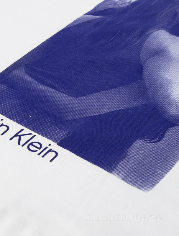 【简约系列】Calvin Klein 22秋冬男女情侣中性印花宽松长袖T恤40708ST