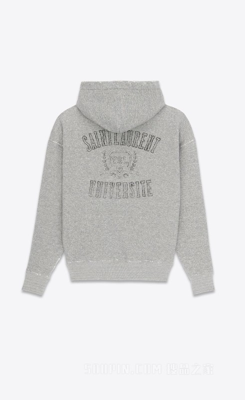 “Saint Laurent Université”连帽衫